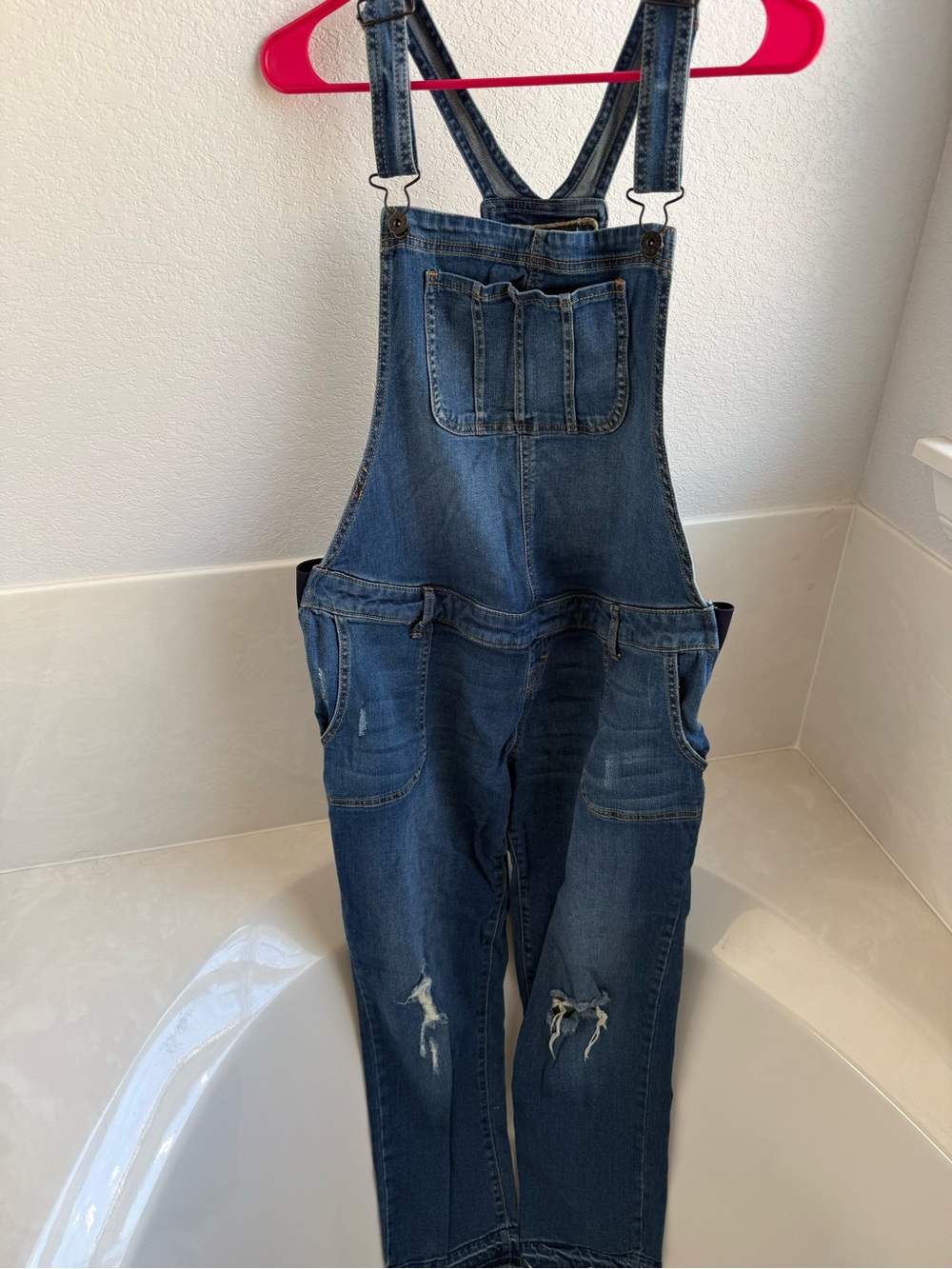 Maternity Denim Overalls
